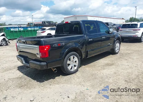 2018 Ford F-150 Platinum z USA, uszkodzony, nr VIN 1FTFW1E12JFD73099